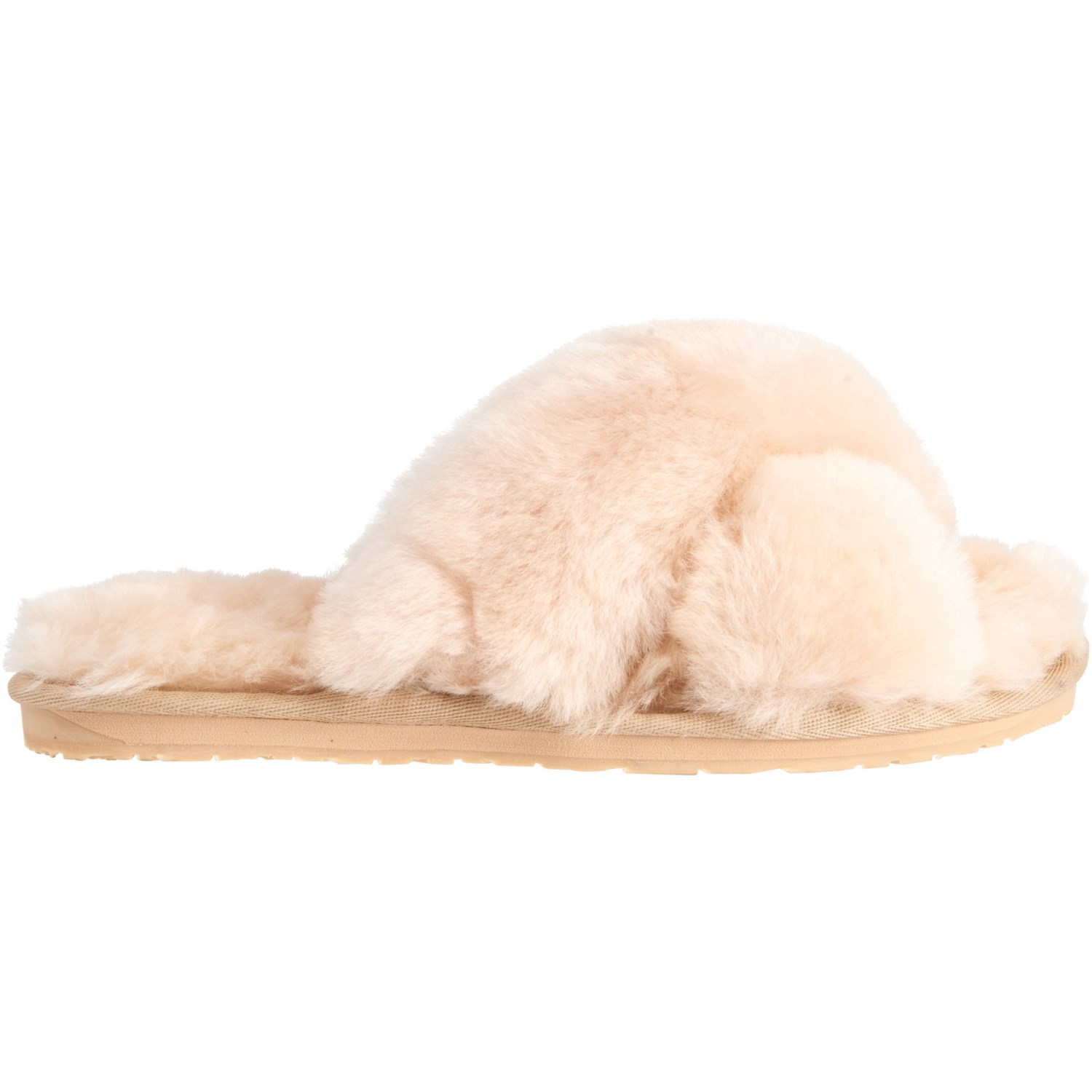 RJ FUZZIES Emma Crisscross Slippers 