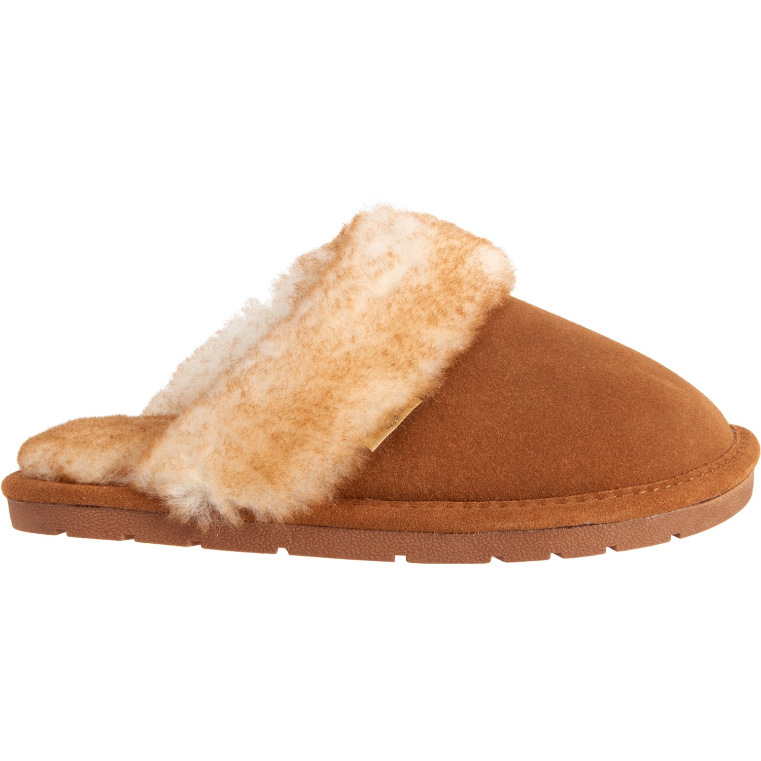 RJ FUZZIES Suede Scuff Slippers (For 