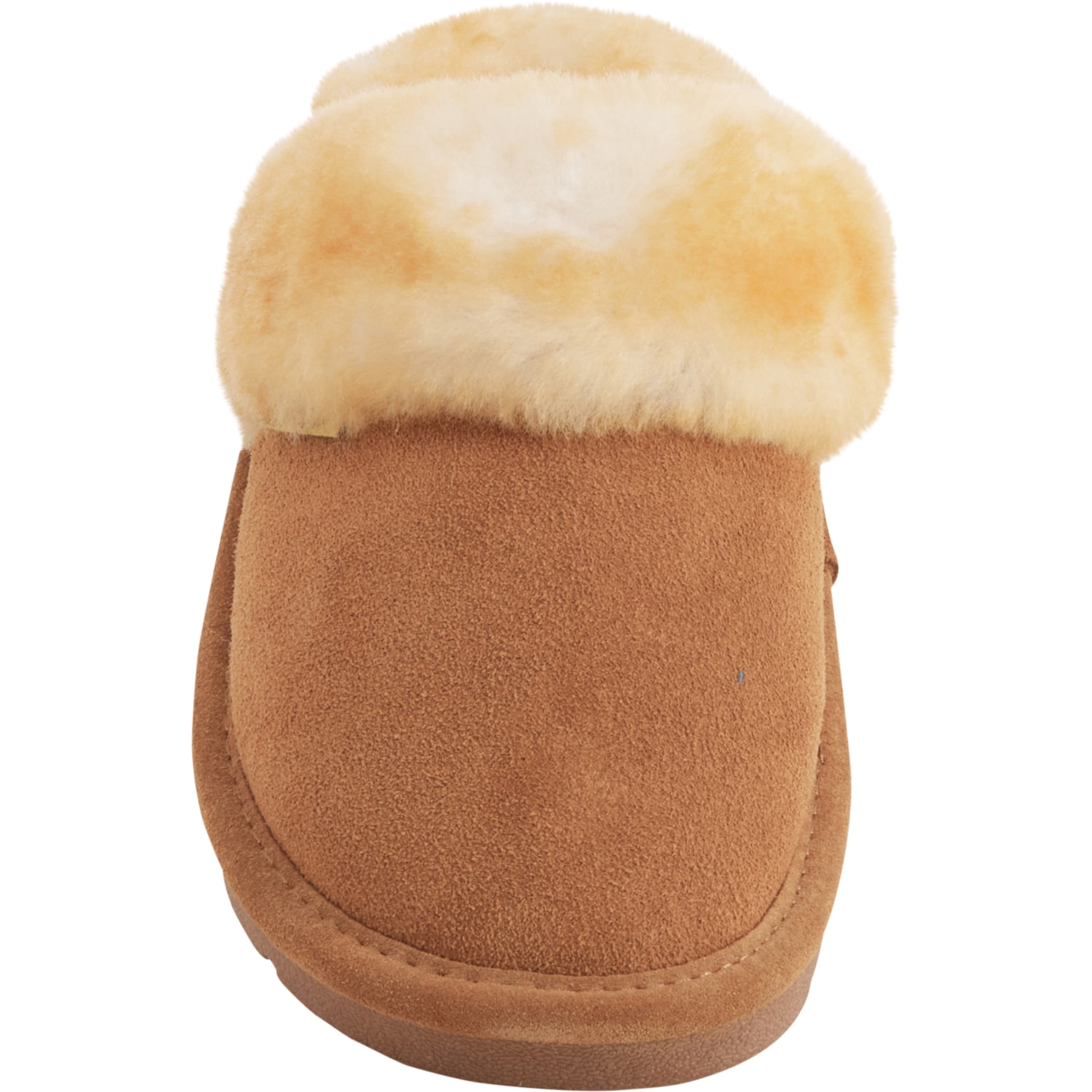 Ladies' Sheepskin Slippers-Chestnut Size XL