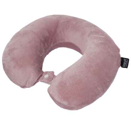ROAM AND REPEAT Classic Memory Foam Travel Pillow in Vintage Pink