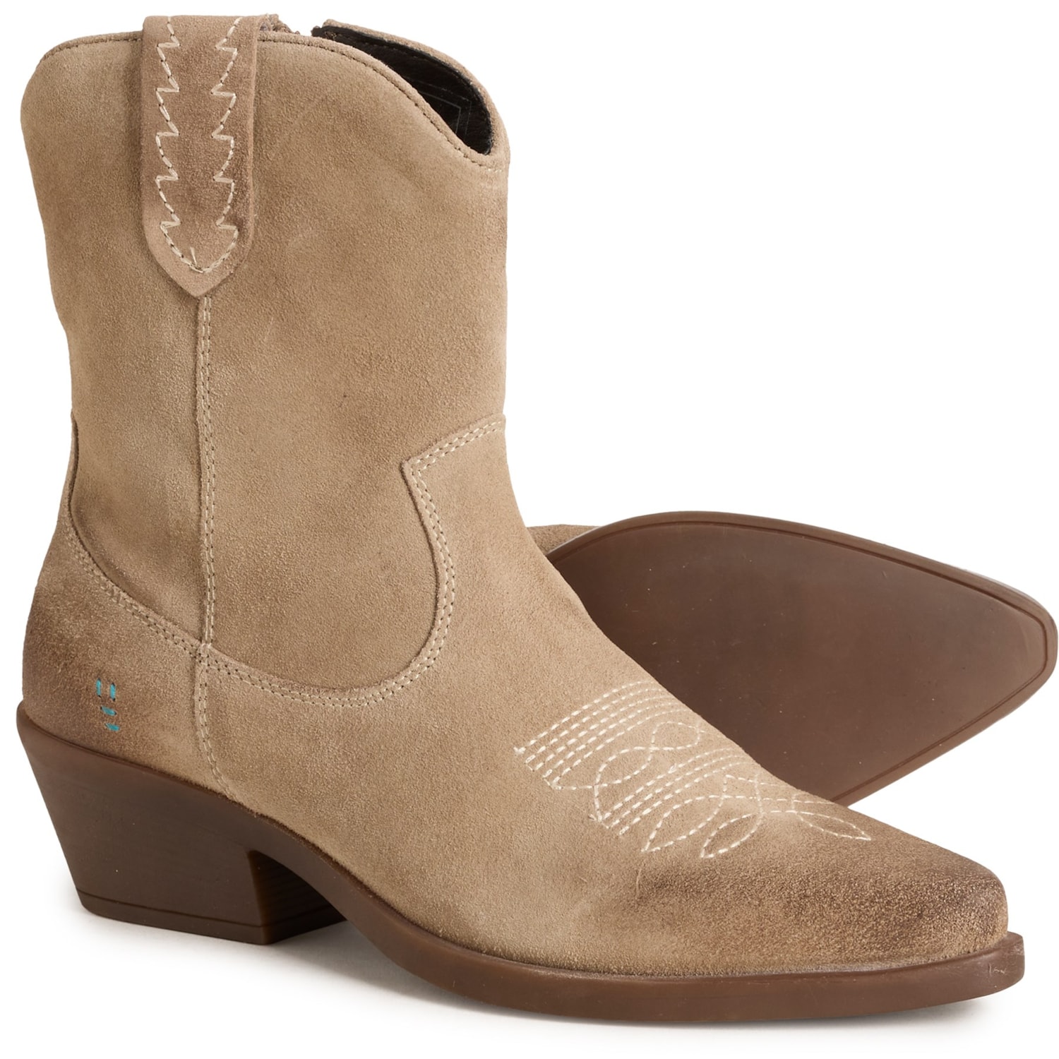 ROAN BY BED STU Cheyenne Western Booties - Suede (For Women)