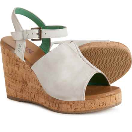 ROAN BY BED STU Deduction Wedge Sandals - Leather (For Women) in Bone Hd Brown Wax