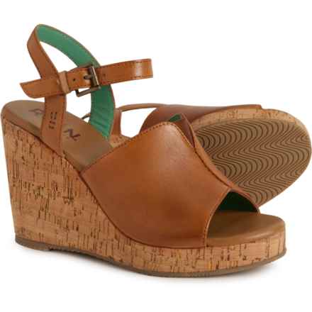 ROAN BY BED STU Deduction Wedge Sandals - Leather (For Women) in Tan Hd