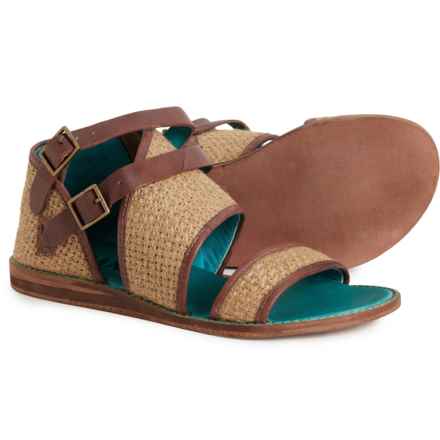 ROAN BY BED STU Harlow Double-Buckle Sandals (For Women) in Almond Mm Hd
