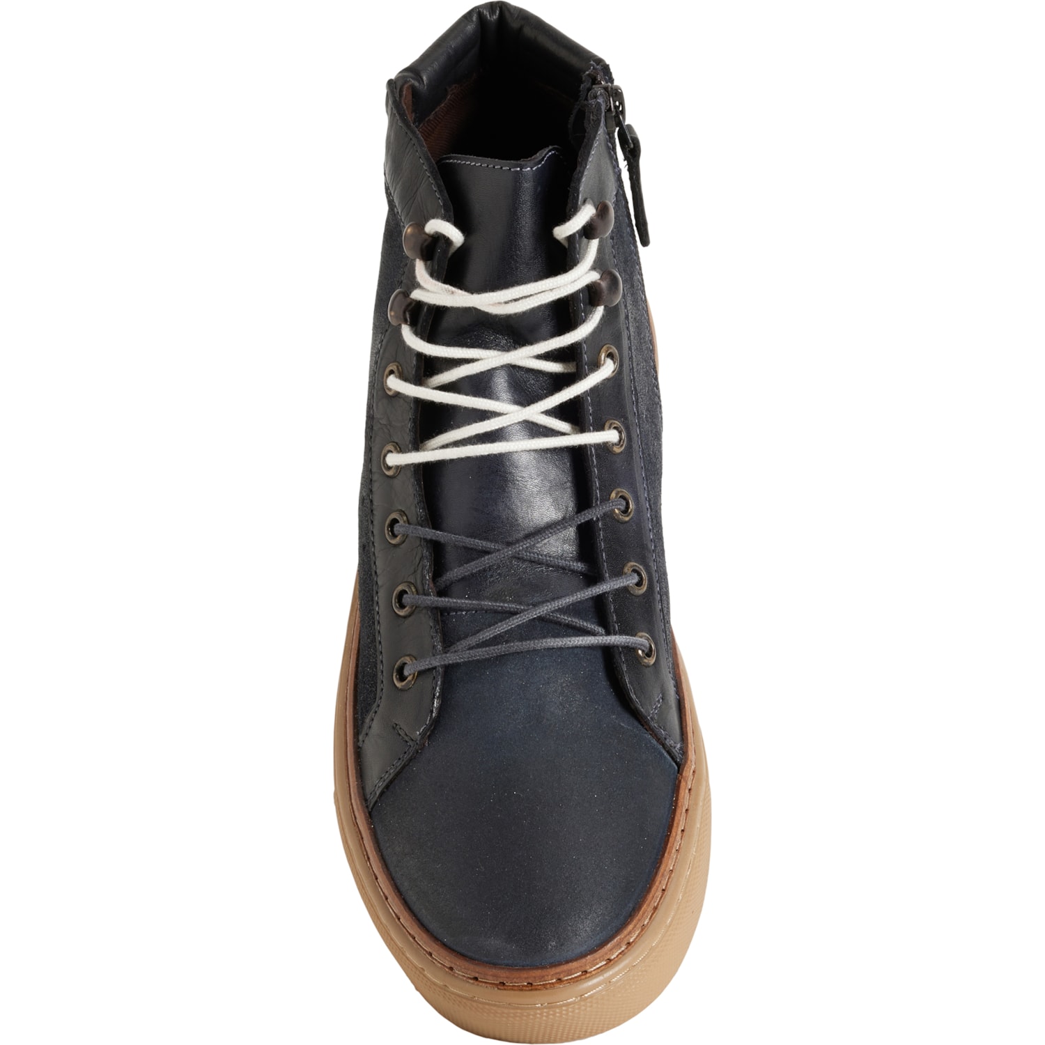 Roan Bed Stu Mens 10.5 Heaton Sneaker Shoe Distressed Navy Leather Casual LaceUp Casual Shoes – Bed|Stü main image 3