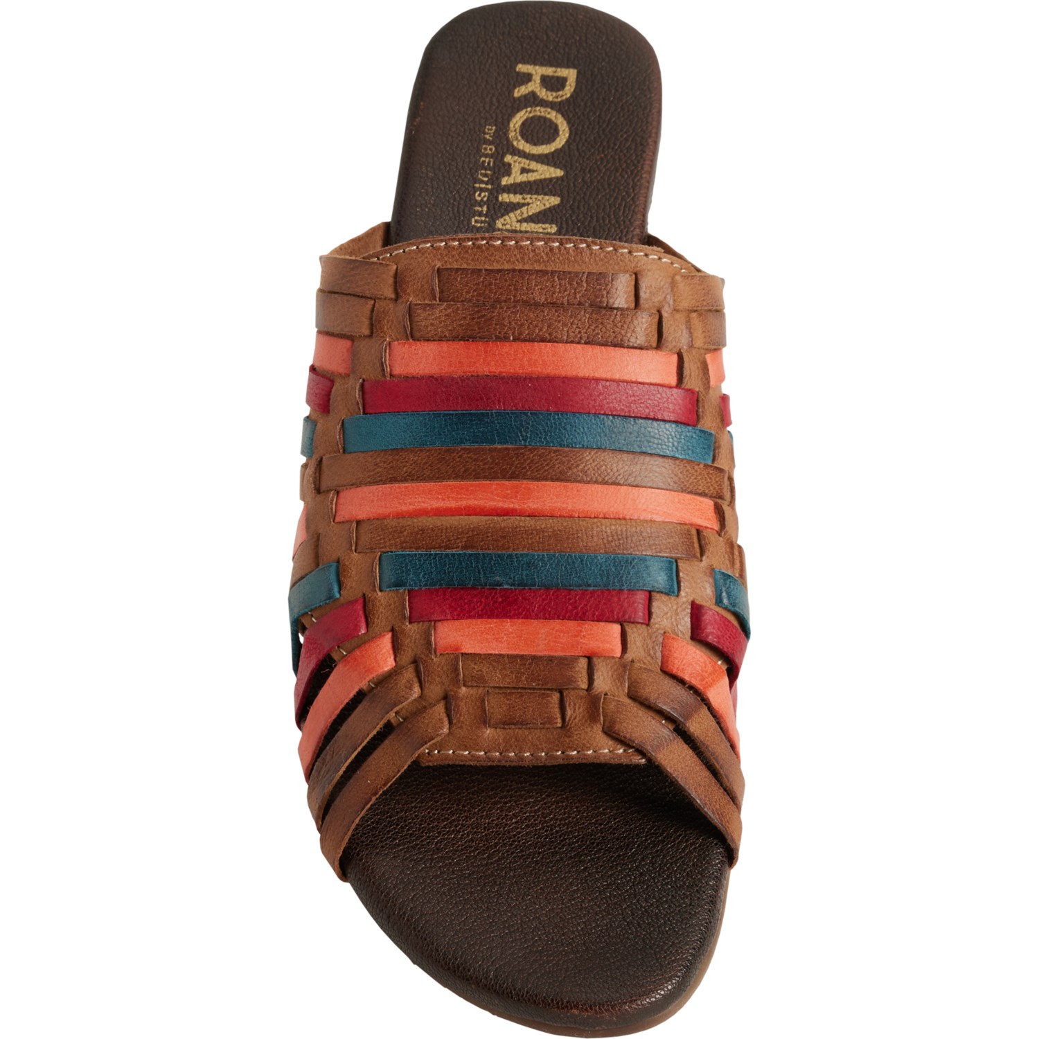 (取寄) ローン バイ ベッド ステュー レディース マリリー スライド サンダル ROAN BY BED STU women Marilee Slide Sandals (For Women)  Gmn Tan Multi ROAN BY BED STU Marilee Slide Sandals (For Women) - Save 62%