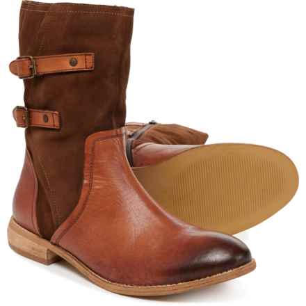 ROAN BY BED STU Suze Mid Shaft Boots - Leather (For Women) in Tan