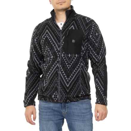 ROARK Landfall Fleece Sweater in Black Print