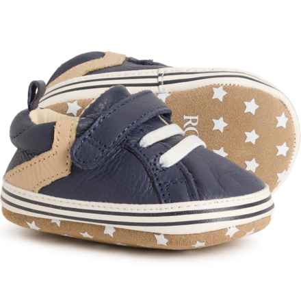 Robeez Infant Boys and Girls Adam Sneakers - Leather in Navy