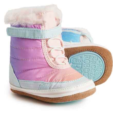 Robeez Infant Girls Sun Valley Winter Boots in Bright Multi