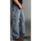 8569M_2 Rock & Roll Cowboy Cannon Abstract Jeans - Loose Fit (For Men)