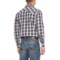 5750U_2 Rock & Roll Cowboy Crinkle Overdyed Plaid Shirt - Snap Front, Long Sleeve (For Men)