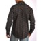 120VM_2 Rock & Roll Cowboy Poplin Print Shirt with Piping - Snap Front, Long Sleeve (For Men)