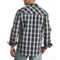 120VM_5 Rock & Roll Cowboy Poplin Print Shirt with Piping - Snap Front, Long Sleeve (For Men)