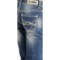 124GX_3 Rock & Roll Cowgirl Abstract Boyfriend Jeans - Bootcut (For Women)
