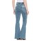 2FDUW_2 Rock & Roll Cowgirl Blue Star Flared Jeans