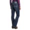 247HV_2 Rock & Roll Cowgirl Bootcut Jeans - Mid Rise (For Women)