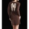 6322W_2 Rock & Roll Cowgirl Embroidered Jersey Dress - Long Sleeve (For Women)