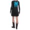 6322W_3 Rock & Roll Cowgirl Embroidered Jersey Dress - Long Sleeve (For Women)
