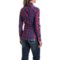 247HR_3 Rock & Roll Cowgirl Embroidered Plaid Shirt - Snap Front, Long Sleeve (For Women)