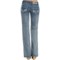 9387A_3 Rock & Roll Cowgirl Embroidered Pocket Jeans - Boyfriend Fit, Low Rise (For Women)