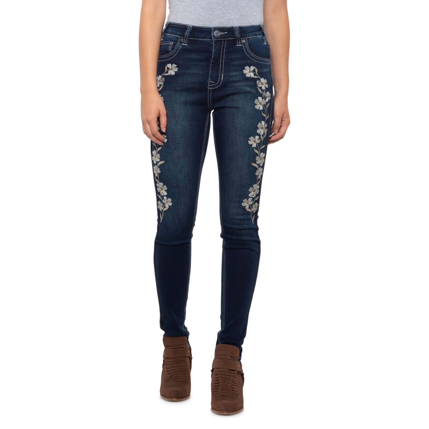 stretch skinny jeans womens