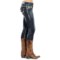 8522A_2 Rock & Roll Cowgirl Gold Embroidered Skinny Jeans (For Women)