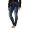 204NP_2 Rock & Roll Cowgirl Heavy-Stitch Skinny Jeans - Low Rise, Slim Fit (For Women)