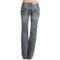 204DV_3 Rock & Roll Cowgirl Horizontal Embroidery Jeans - Bootcut (For Women)