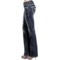 9300A_2 Rock & Roll Cowgirl Leather and Rhinestone Jeans - Bootcut (For Women)