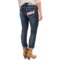 204MP_2 Rock & Roll Cowgirl Stars and Stripes Skinny Jeans - Low Rise (For Women)