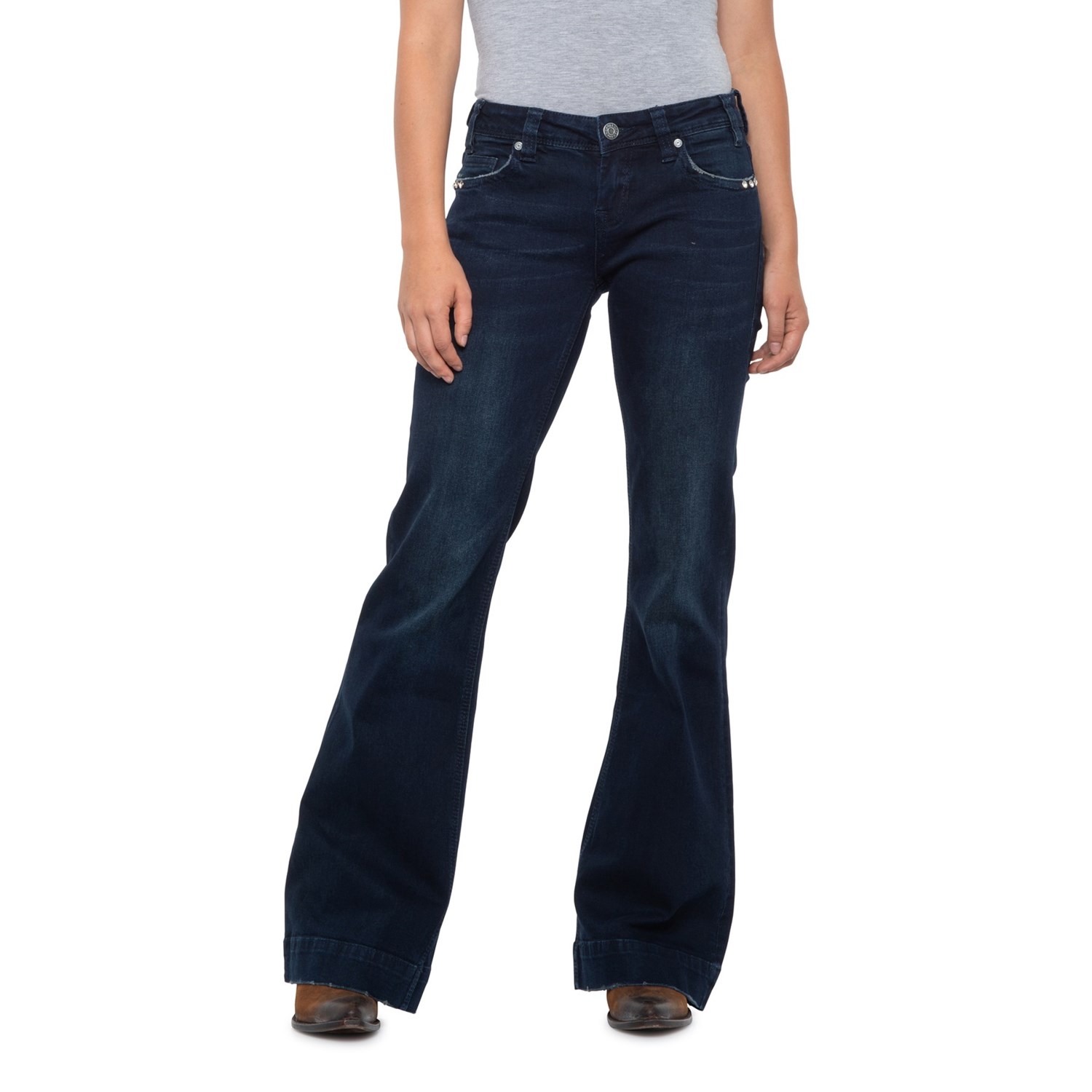 rock and roll cowgirl trouser jeans
