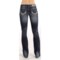 144HD_4 Rock & Roll Cowgirl V-Embroidery Jeans - Low Rise, Bootcut (For Women)