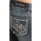 124DV_3 Rock & Roll Cowgirl Zigzag Detail Skinny Jeans (For Women)