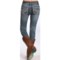 124DV_4 Rock & Roll Cowgirl Zigzag Detail Skinny Jeans (For Women)