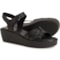 Rockport Amira Wedge Sandals - Leather (For Women) in Black