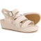 Rockport Anala Wedge Sandals - Leather (For Women) in Ivory