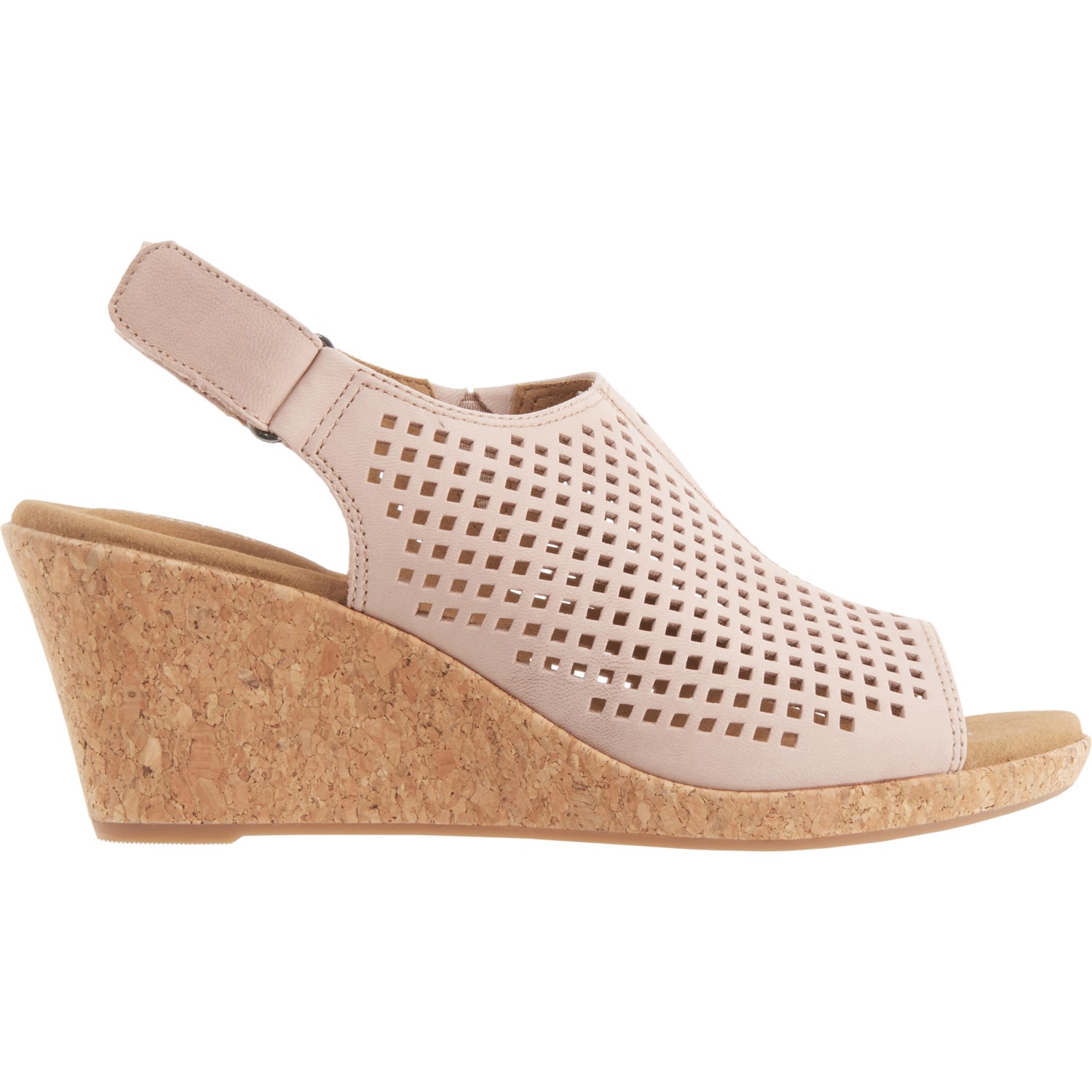 women's briah perforated slingback wedges