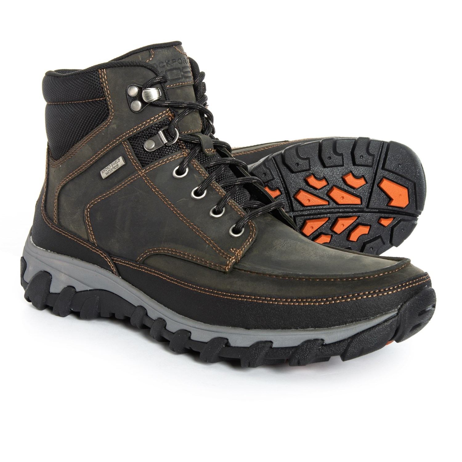 Rockport Cold Springs Plus Moc Toe Boots – Waterproof, Leather (For Men)