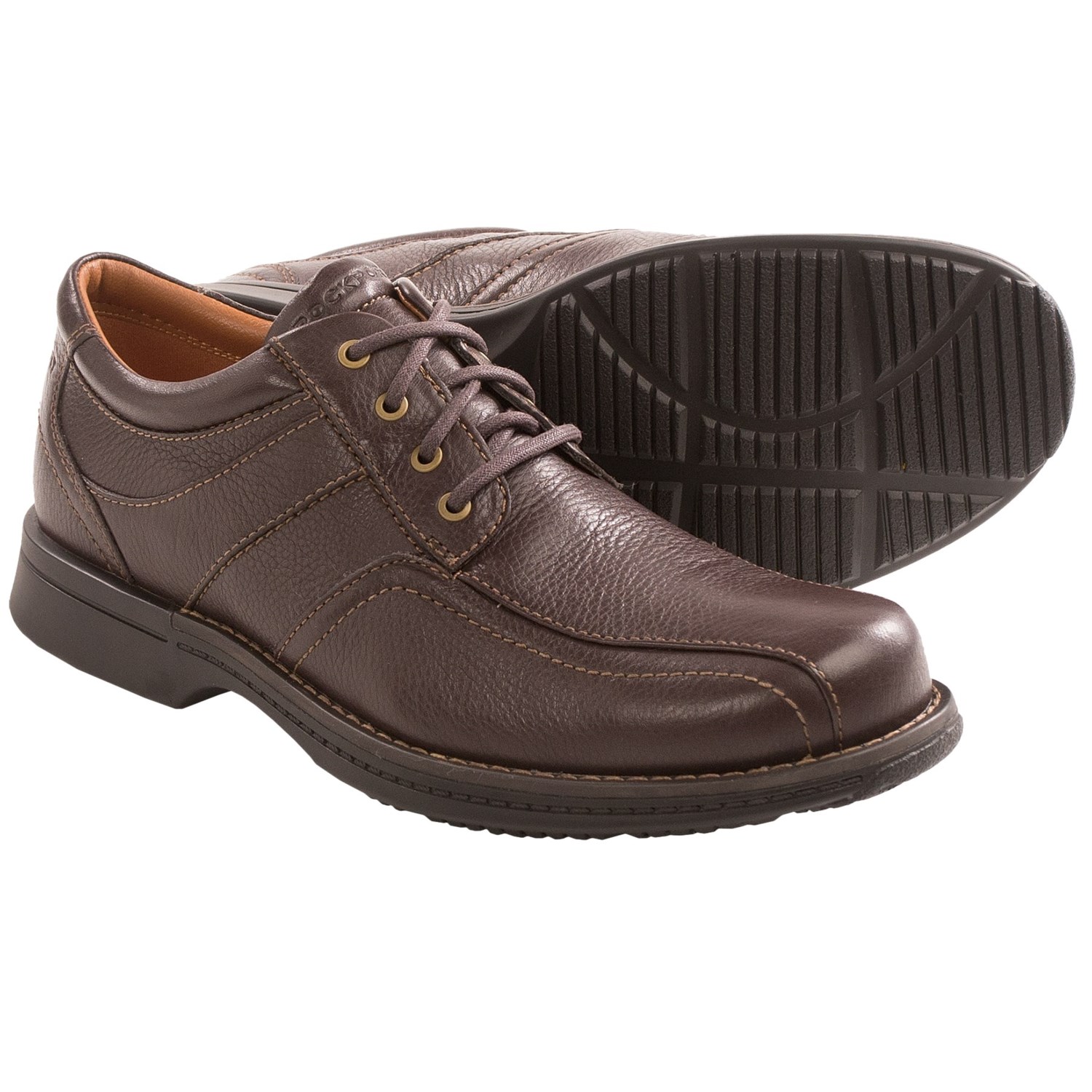 Rockport RVSD Bicycle Toe Shoes (For Men) in Brown Tumbled