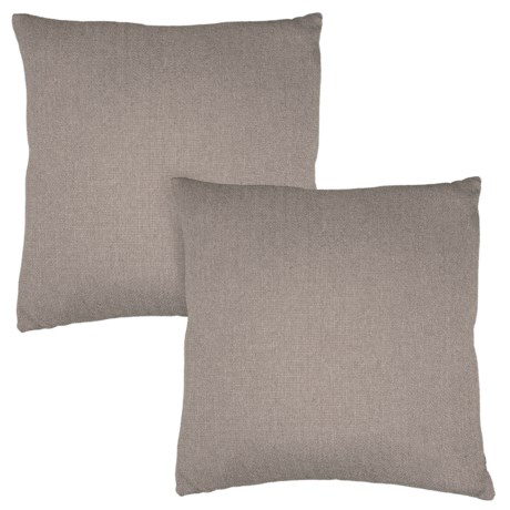 Rodeo Home Linen Look Light Gray Throw Pillows 2 Pack 20x20