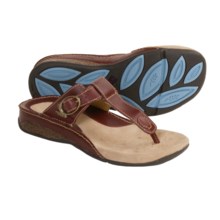 Rogue Solena Thong Sandals - Leather (For Women) in Redstone - Closeouts
