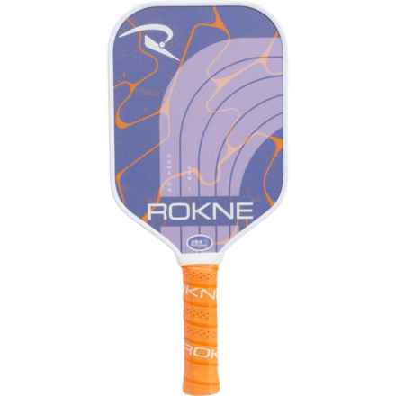 ROKNE Curve Classic Fiberglass Pickleball Paddle - USAPA Approved, 16x7.5” in Hex