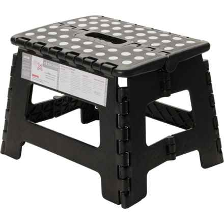 RoomWerx Folding Step Stool - 9” in Black