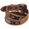 8878U_2 Roper Beaded Leather Belt (For Men)