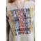 8356N_3 Roper Boxy Screenprint Rhinestone T-Shirt - 3/4 Sleeve (For Women)