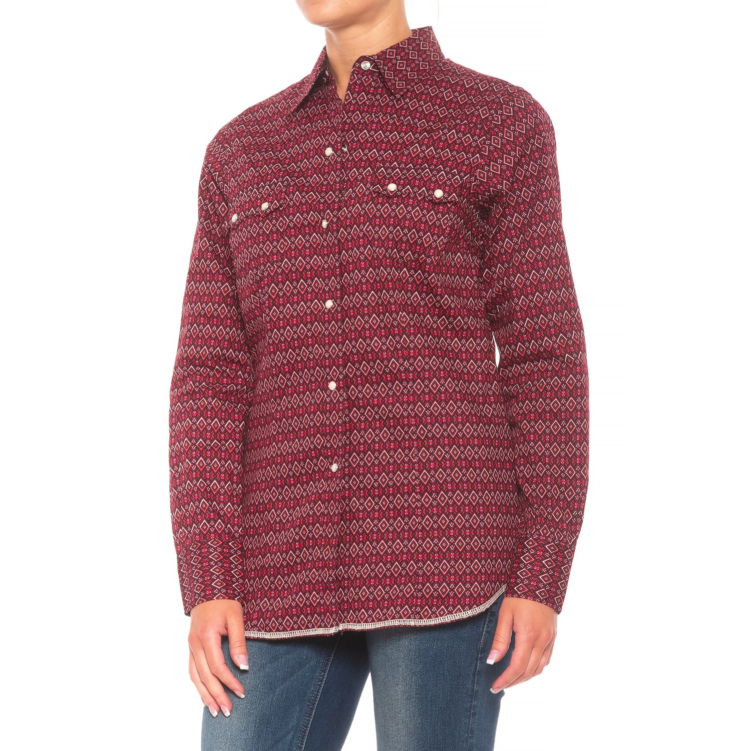 Roper Performance Yarn-Dyed Print Shirt – Snap Front, Long Sleeve (For ...