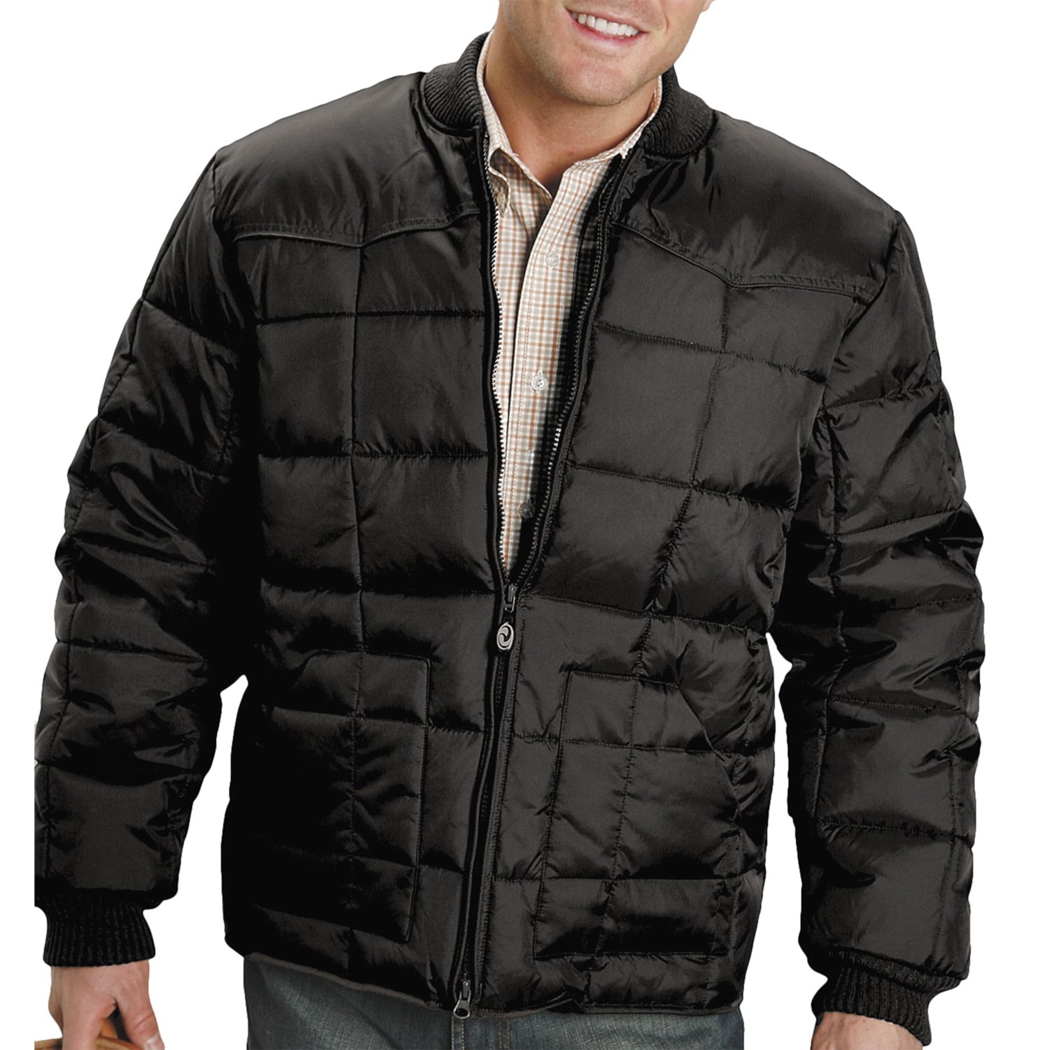 Roper Range Gear Jacket - Quilted Nylon, Insulated (For Men) in Black