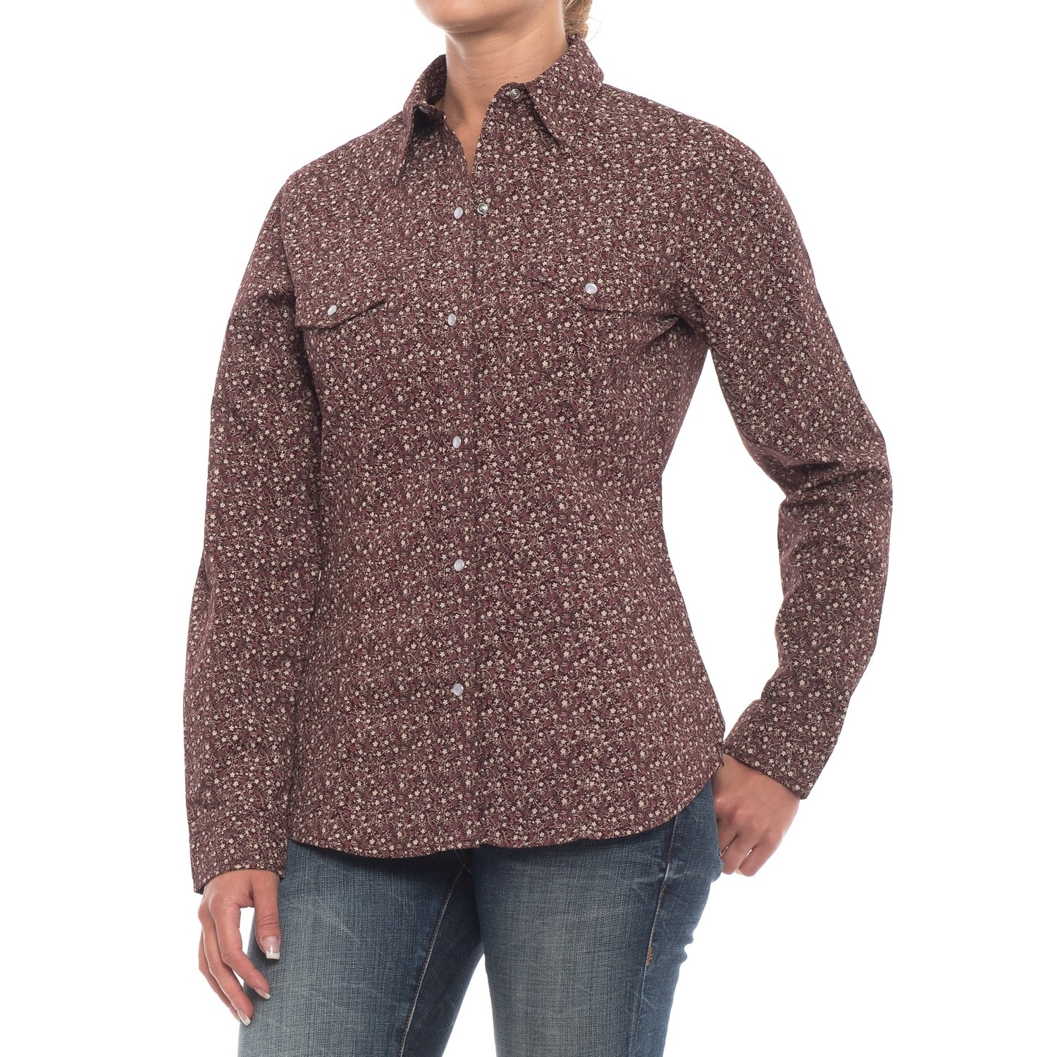 Roper Western Shirt – Snap Front, Long Sleeve (For Women)