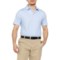 Rorie Whelan Pin Dot Polo Shirt - UPF 50, Short Sleeve in Windsurfer/Bright White Pin Dot